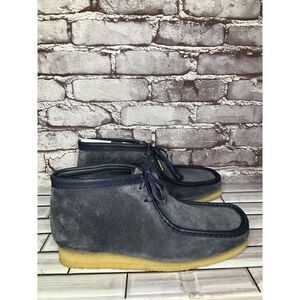 Clarks Originals Wallabee Blue Suede Chukka Boots Men’s Sz 11M US/44.5EU 11826